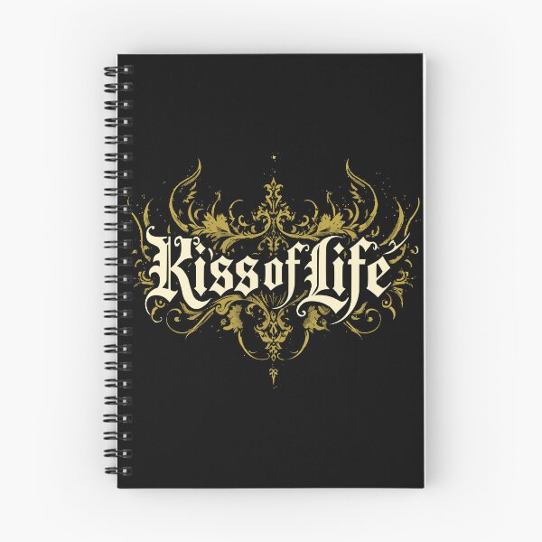 Item preview, Kiss of Life Gothic Text Design – Dark Romantic Style designed and sold by VikArtStudio.