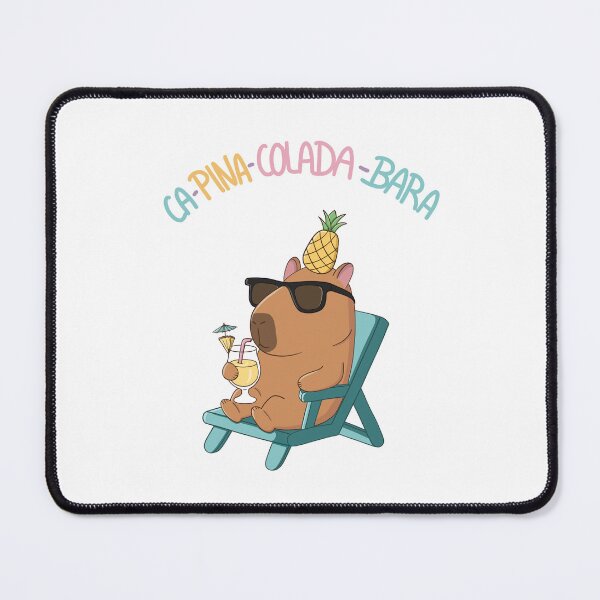 Item preview, Ca-pinacolada-bara – Tropical Capybara designed and sold by Mjs-Things.