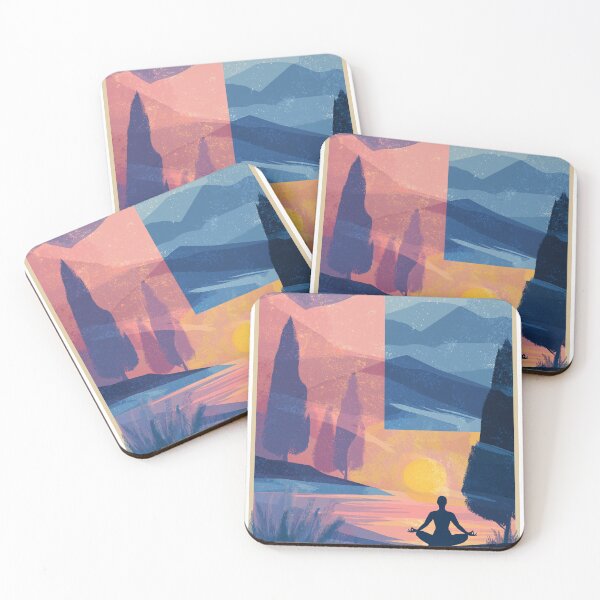 Item preview, Nature Yoga - Soothing Landscape designed and sold by MidArtForge.