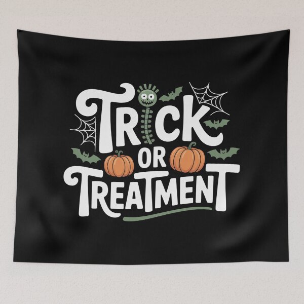 Item preview, Trick or Treatment Funny Osteopathy Halloween designed and sold by osteopath shop.
