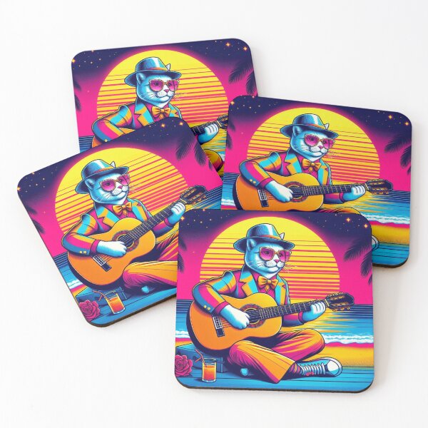 Item preview, Cute cat guitar playin designed and sold by Dogandesighn.
