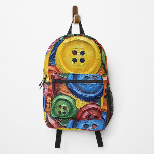 Item preview, Colorful buttons arranged together in different colors: red, yellow, green, orange, white, large and small. designed and sold by jotcar.