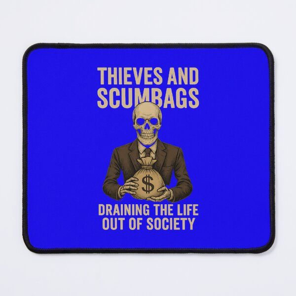 Item preview, Thieves and Scumbags Draining Society Tee Shirt designed and sold by ArtComixHaven.