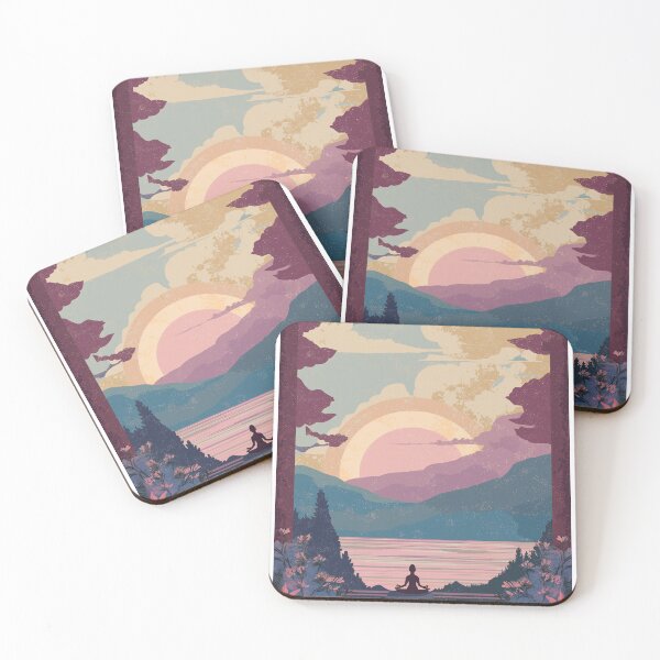 Item preview, Nature Yoga - Soothing Landscape designed and sold by MidArtForge.