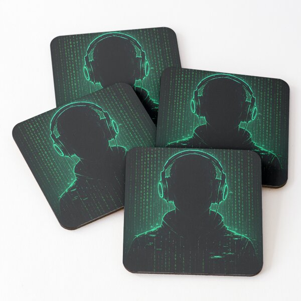 Item preview, Anonymous Gamer – Guest 1337 Cyber Glitch Art designed and sold by KawaiiOrbit.