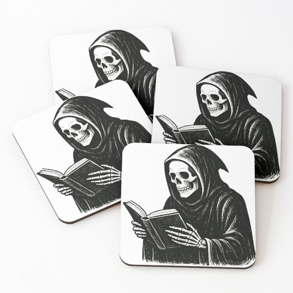 Item preview, Death Reading A Good Book designed and sold by pnknessprojects.