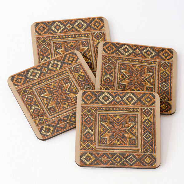 Item preview, Tribal Beadwork Art - Geometric Pattern designed and sold by Le Pédagogue.