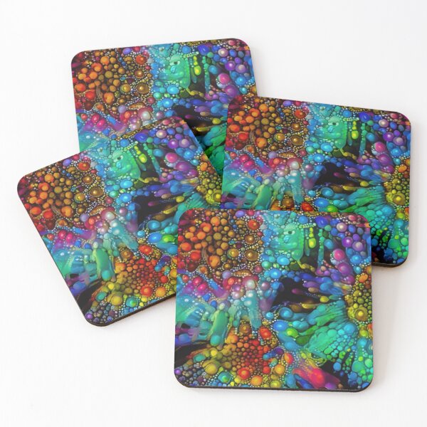 Item preview, Psychedelic Bubble Burst Abstract Daisies  designed and sold by CASturgill.