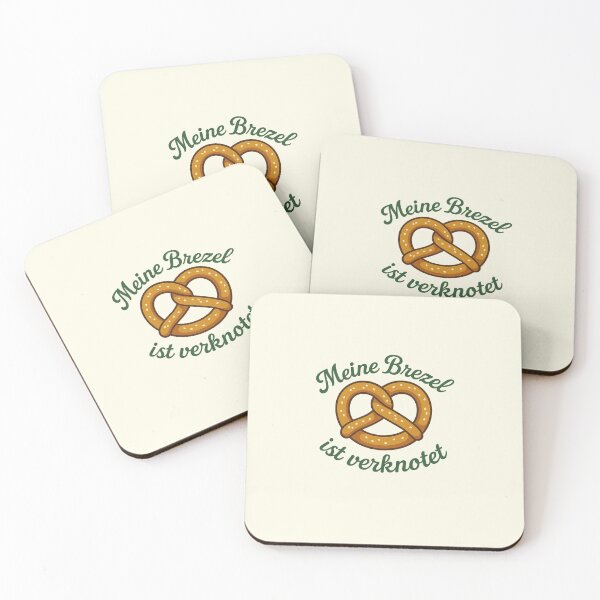Item preview, Meine Brezel ist verknotet – Cheeky Oktoberfest Pretzel designed and sold by Novel Works Studio.