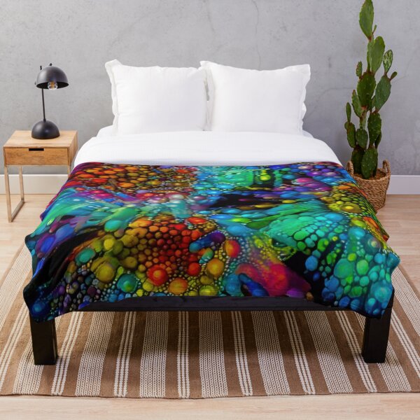 Item preview, Psychedelic Bubble Burst Abstract Daisies  designed and sold by CASturgill.
