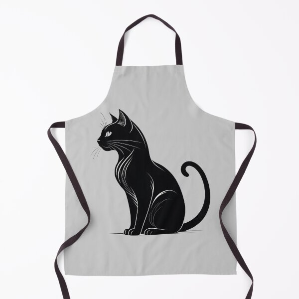 Item preview, Elegant Black Cat Silhouette designed and sold by Broxui.