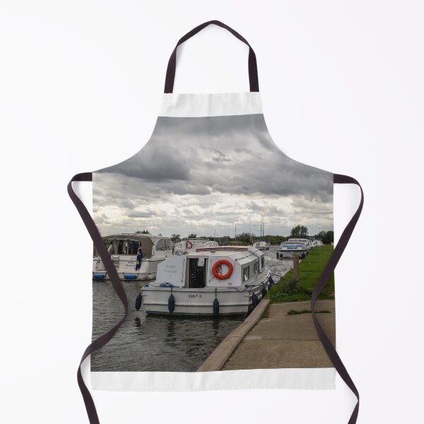 Item preview, Boats moored in Thurne Dyke, Norfolk Broads designed and sold by yackers1.