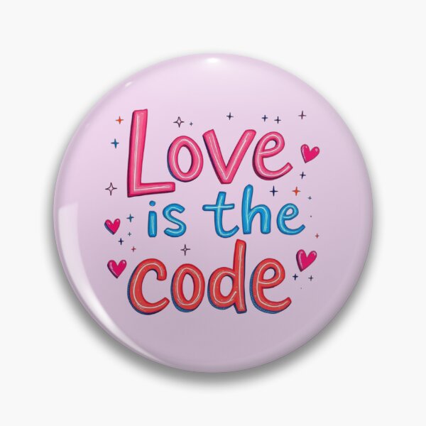 Item preview, Love Is The Code designed and sold by JusRight TT.