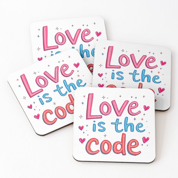 Item preview, Love Is The Code designed and sold by JusRight TT.