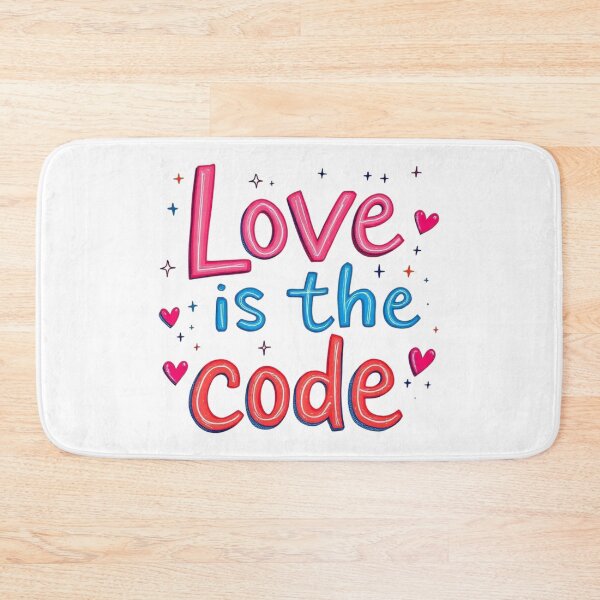 Item preview, Love Is The Code designed and sold by JusRight TT.