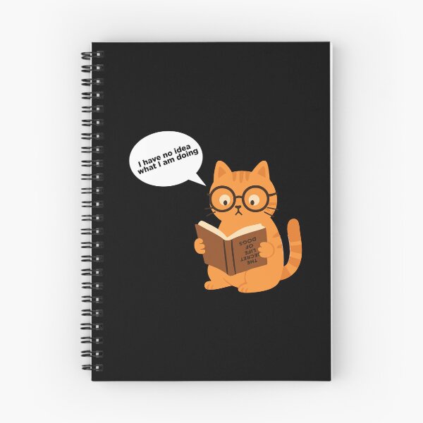 Item preview, Confused Cat Reading – Funny Quote Design designed and sold by DKunic.