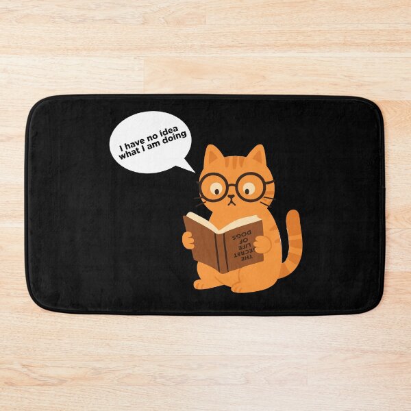 Item preview, Confused Cat Reading – Funny Quote Design designed and sold by DKunic.
