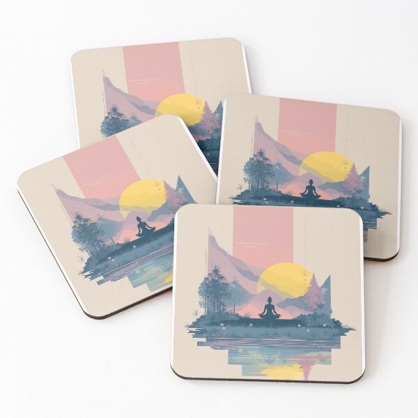 Item preview, Nature Yoga - Soothing Landscape designed and sold by MidArtForge.