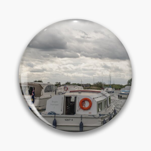 Item preview, Boats moored in Thurne Dyke, Norfolk Broads designed and sold by yackers1.