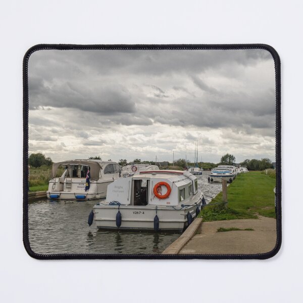 Item preview, Boats moored in Thurne Dyke, Norfolk Broads designed and sold by yackers1.
