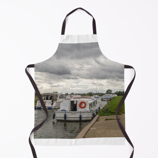 Item preview, Boats moored in Thurne Dyke, Norfolk Broads designed and sold by yackers1.