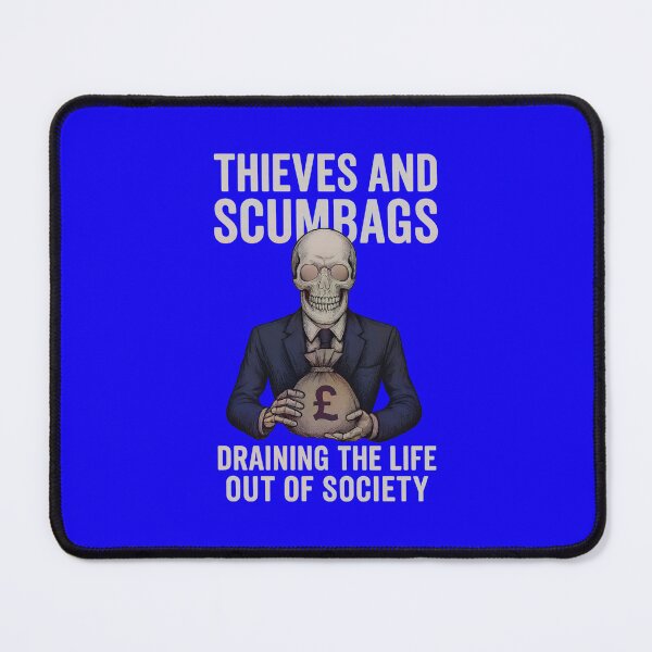 Item preview, Thieves and Scumbags Tee Shirt Design designed and sold by ArtComixHaven.