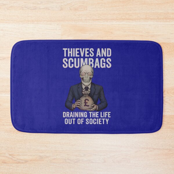 Item preview, Thieves and Scumbags Tee Shirt Design designed and sold by ArtComixHaven.