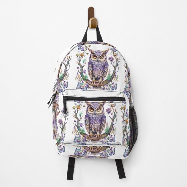 Item preview, beautiful fantasy owl with butterflies designed and sold by LoneAngel.