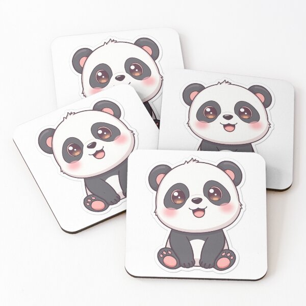 Item preview, Kawaii Panda – Adorable Panda in Cute Chibi Style designed and sold by KawaiiAI-Art.