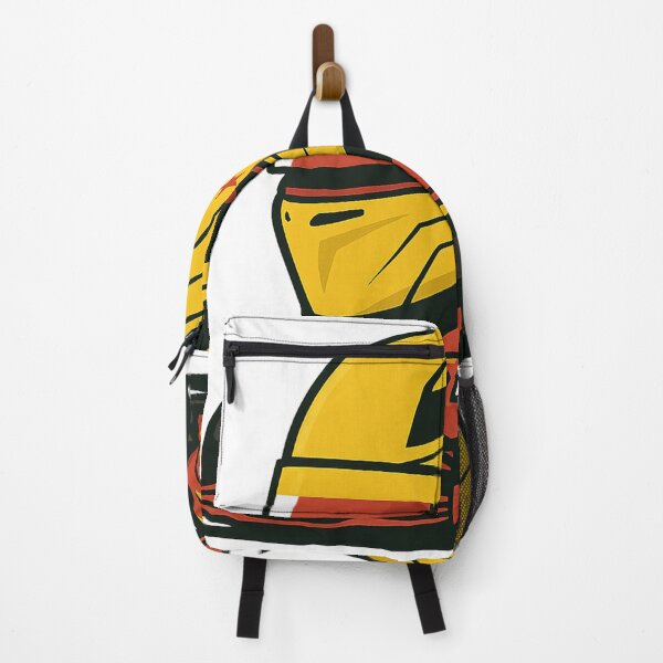 Item preview, Racing Legend #44 – Bold Yellow Helmet & Red Car Design designed and sold by printsy00.