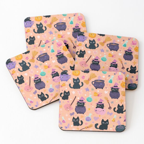Item preview, Magical Witchy Party designed and sold by Kawaii Patterns | Chubby Animals & Cute Ghosts.
