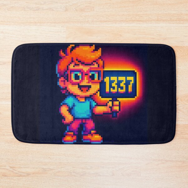Item preview, Pixel Guest – Retro 1337 Arcade Gamer designed and sold by KawaiiOrbit.