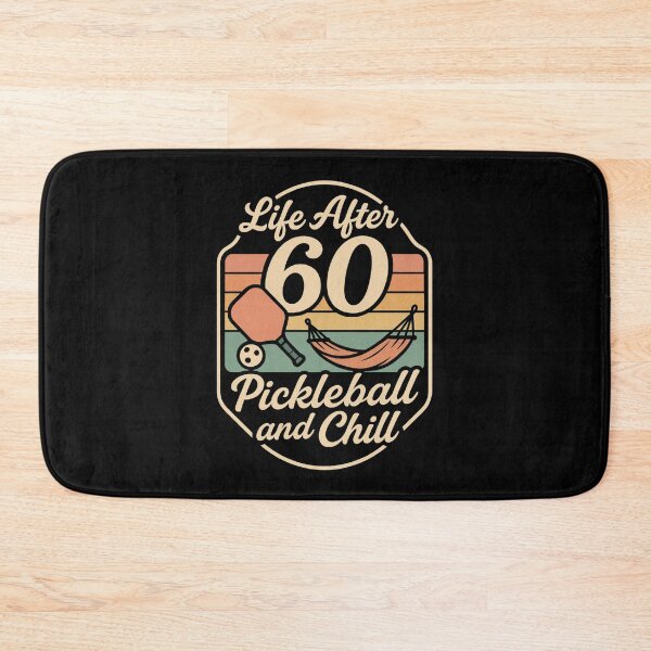 Item preview, Life After 60 Pickleball and Chill – Funny Retirement Lifestyle designed and sold by nbg2012.