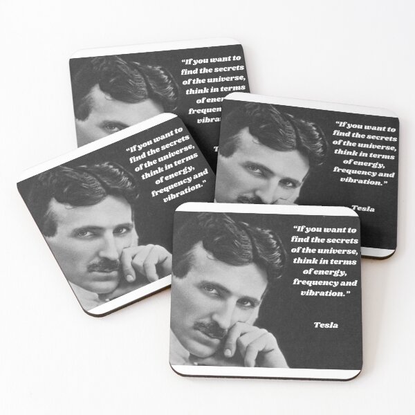 Item preview, Nikola Tesla Quote designed and sold by julieBarmens.