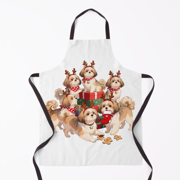 Item preview, Tibetan Spaniel Merry Christmas designed and sold by forget45studio.