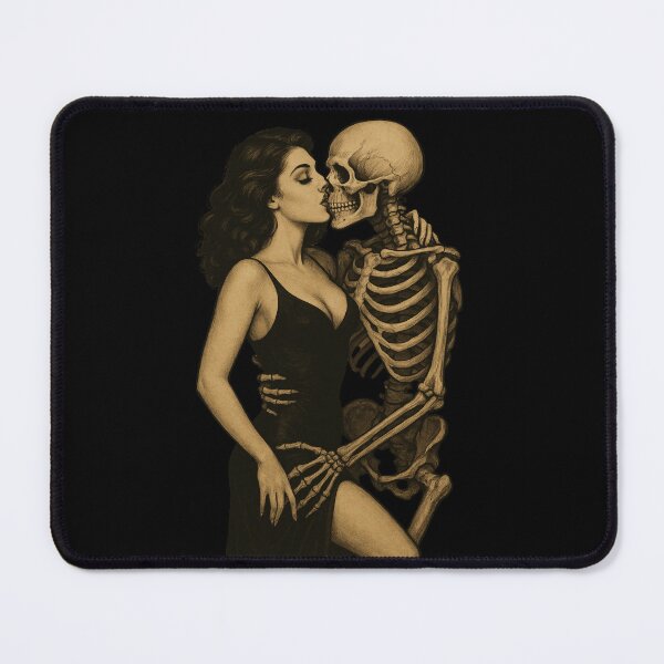 Item preview, Danse Macabre Halloween Skeleton Girl designed and sold by Prints-by-Olaf.