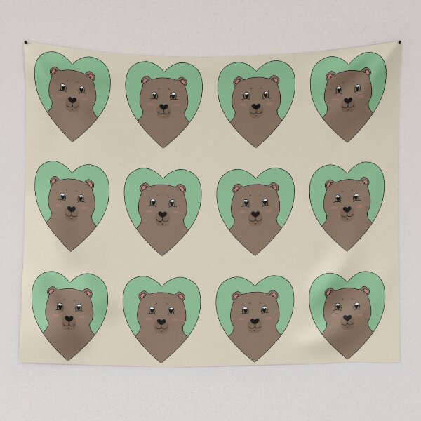 Item preview, Cute Bear Heart designed and sold by HugSomeNettles.