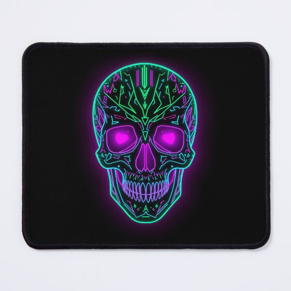 Item preview, Neon Future Skull  designed and sold by teedesigndaily.