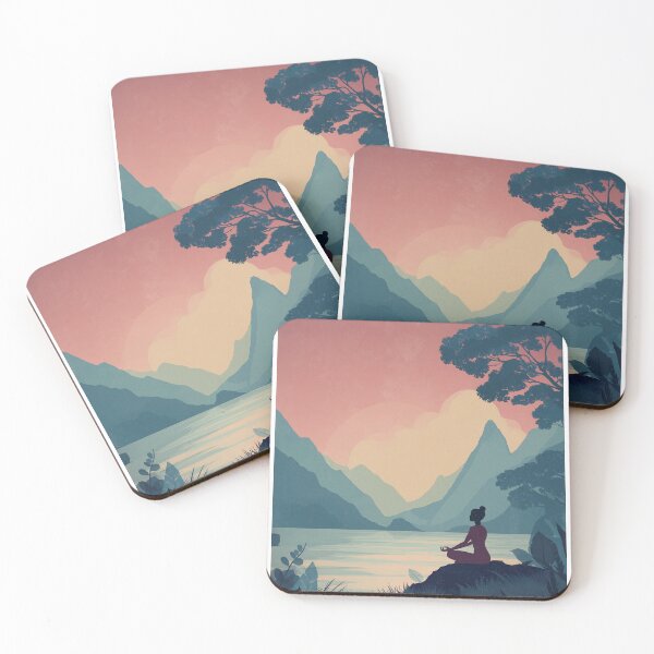Item preview, Nature Yoga - Soothing Landscape designed and sold by MidArtForge.