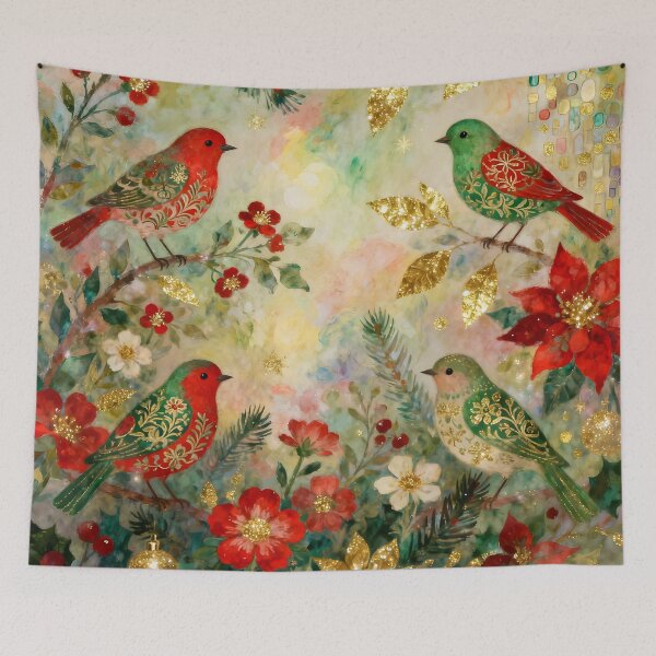 Item preview, Christmas Fairy. Yule. Robin designed and sold by SoniaSarkali.