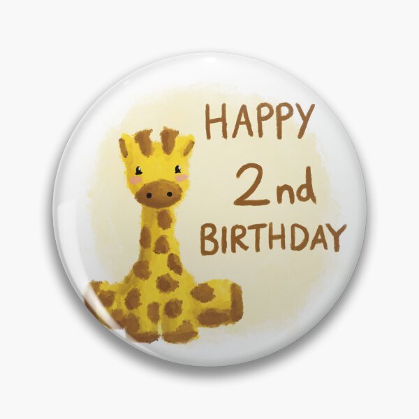 Item preview, Happy second birthday  designed and sold by Rachiearts.