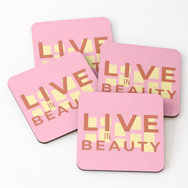 Item preview, Live in Beauty – Abstract Irregular Squares Pattern designed and sold by BEAUTY EAST.