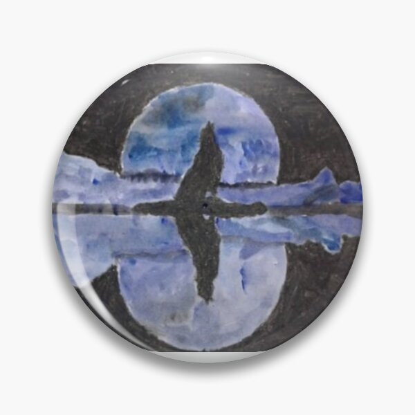 Item preview, Wolf howling at the moon designed and sold by Amelimeli.