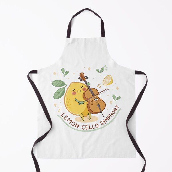 Item preview, Cute Cartoon Lemon Playing Cello – “Lemon Cello Symphony”  Design designed and sold by VividOrganica.