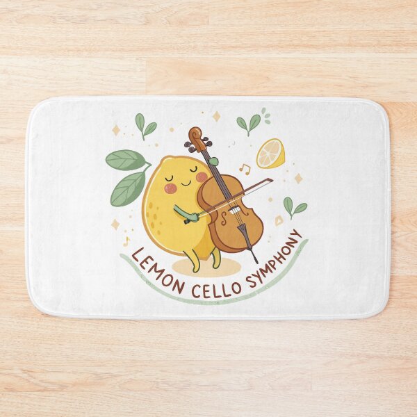 Item preview, Cute Cartoon Lemon Playing Cello – “Lemon Cello Symphony”  Design designed and sold by VividOrganica.