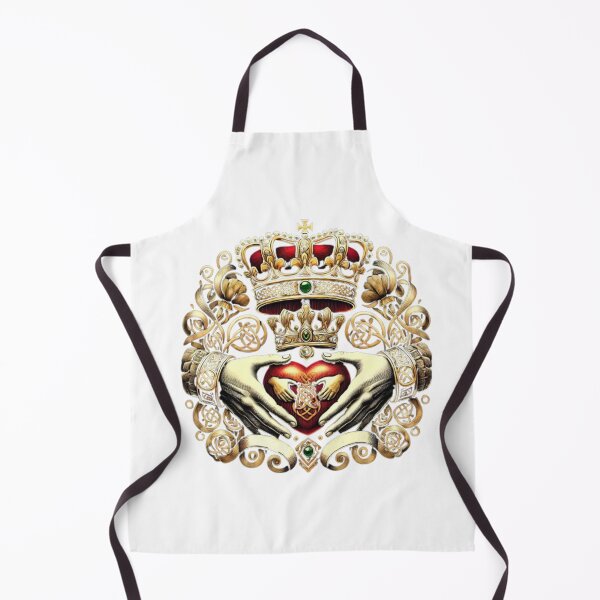Item preview, Claddagh Royal Embrace – Celtic Knotwork Heart Design designed and sold by CelticSoulShop.