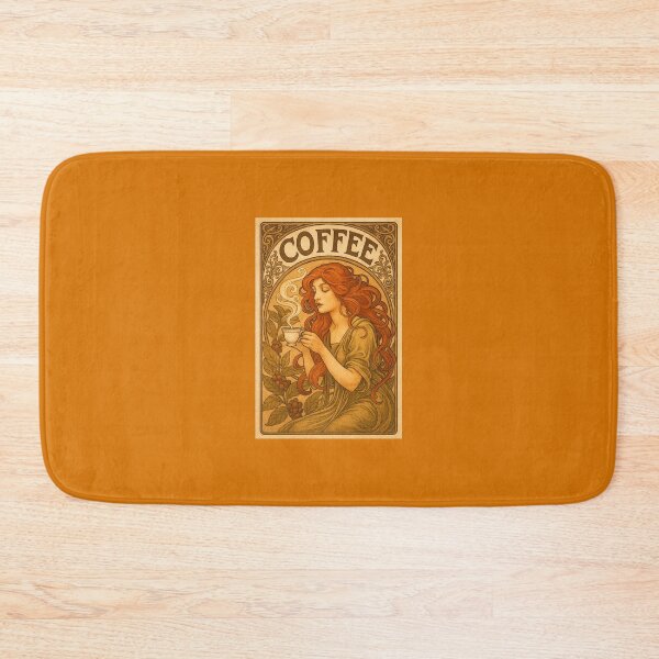 Item preview, Coffee Art Nouveau Poster designed and sold by Halifaxartguy.