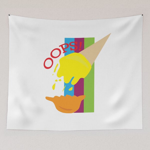 Item preview, Ice cream in the waffle oops designed and sold by tarek25.