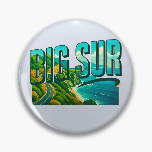 Item preview, Big Sur, California — Landmark Typography Art designed and sold by Myra365Art.