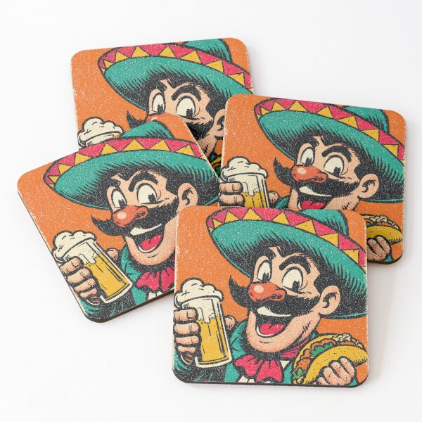 Item preview, Vintage Mexican Man Illustration designed and sold by shafranietz.